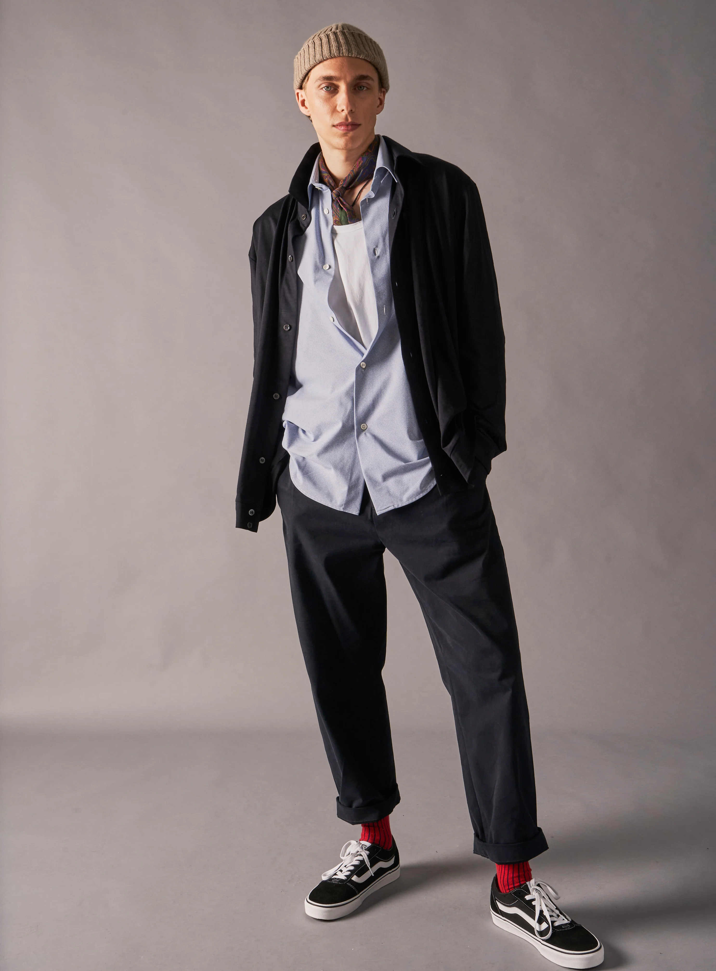 Comfort Sky Twill Louche Oversized Shirt - Image 4