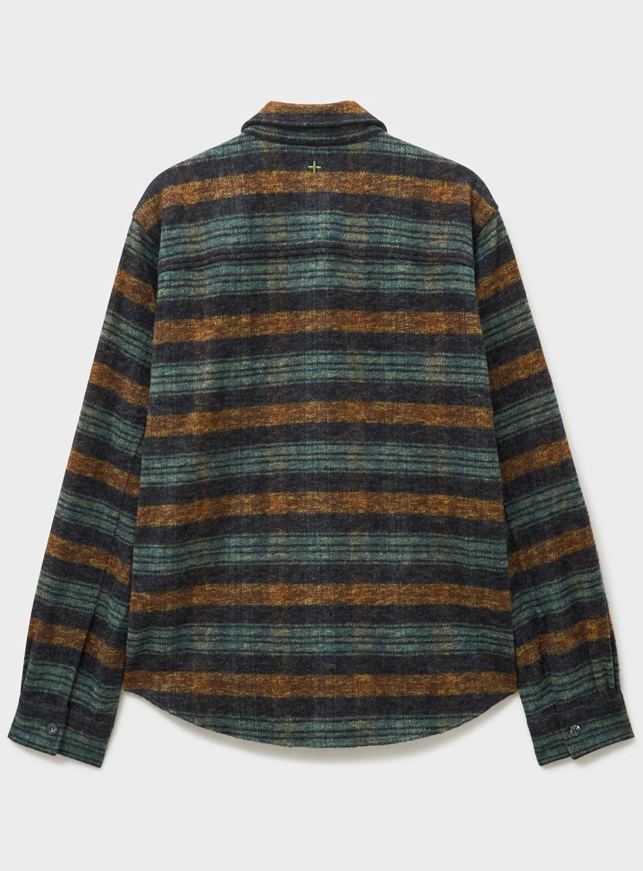 Recycled Italian Flannel Modern Country Double Pocket Overshirt - Image 5