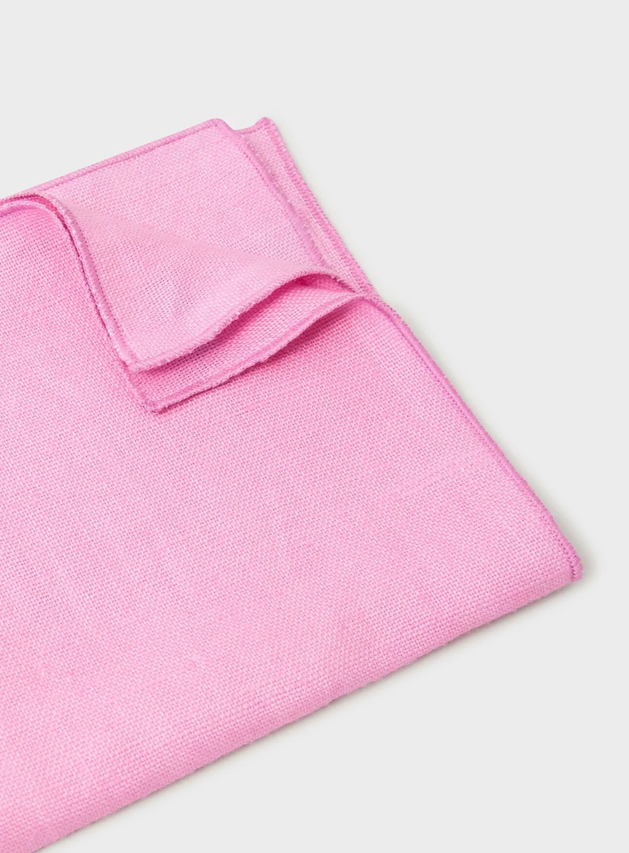Italian Upcycled LInen Pocket Square - Image 3