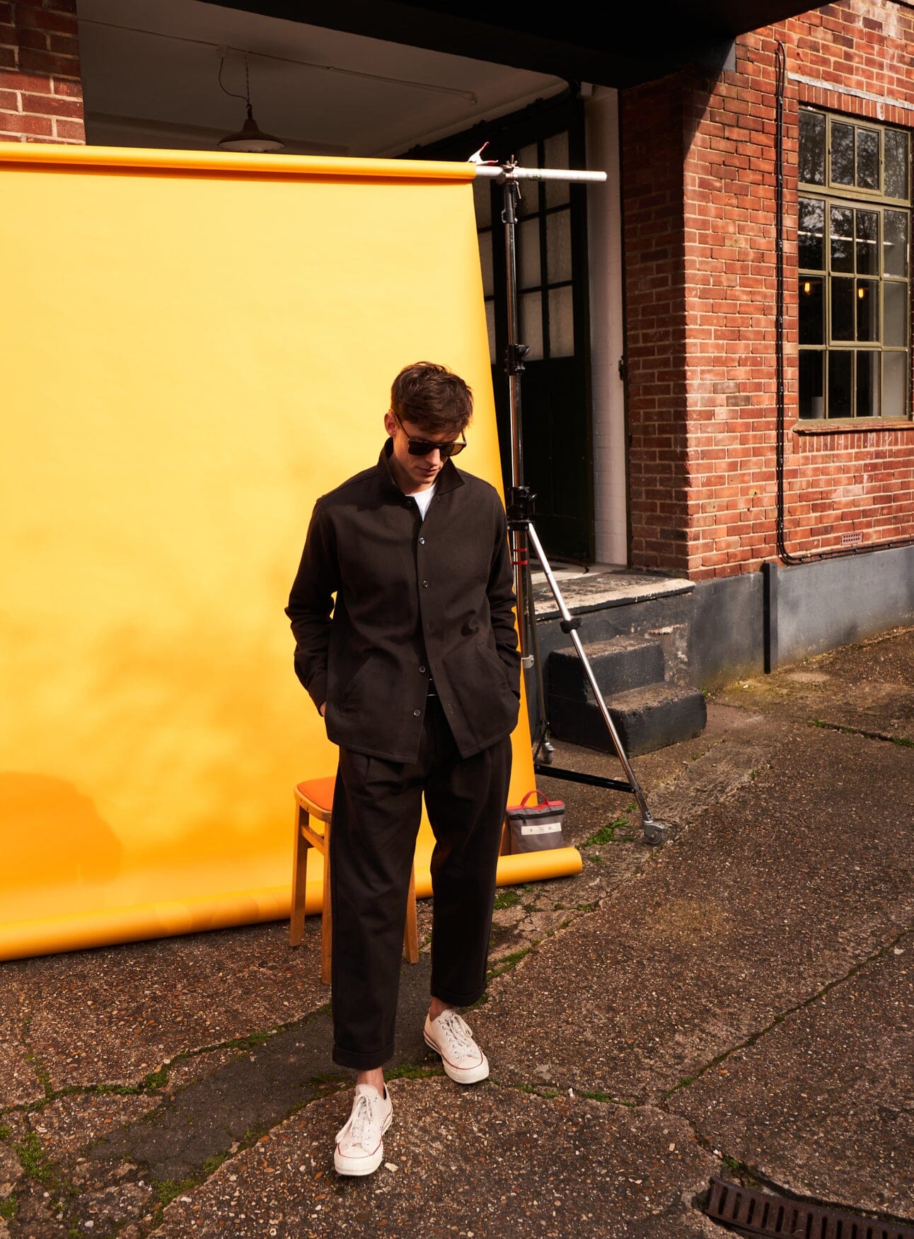 The Neem Chocolate Recycled Twill Men's Suit - Image 11