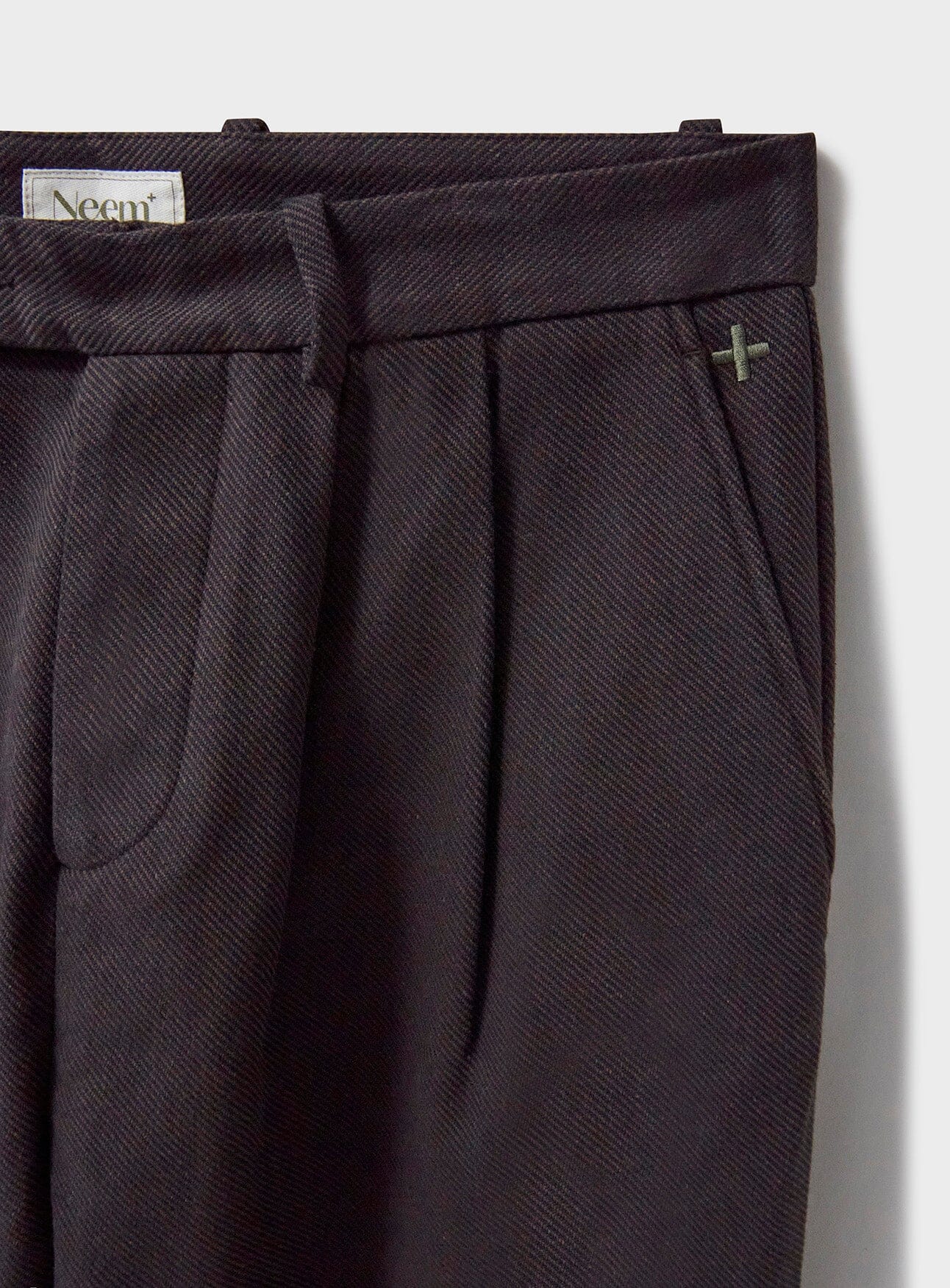 The Neem Chocolate Recycled Twill Men's Suit - Image 14