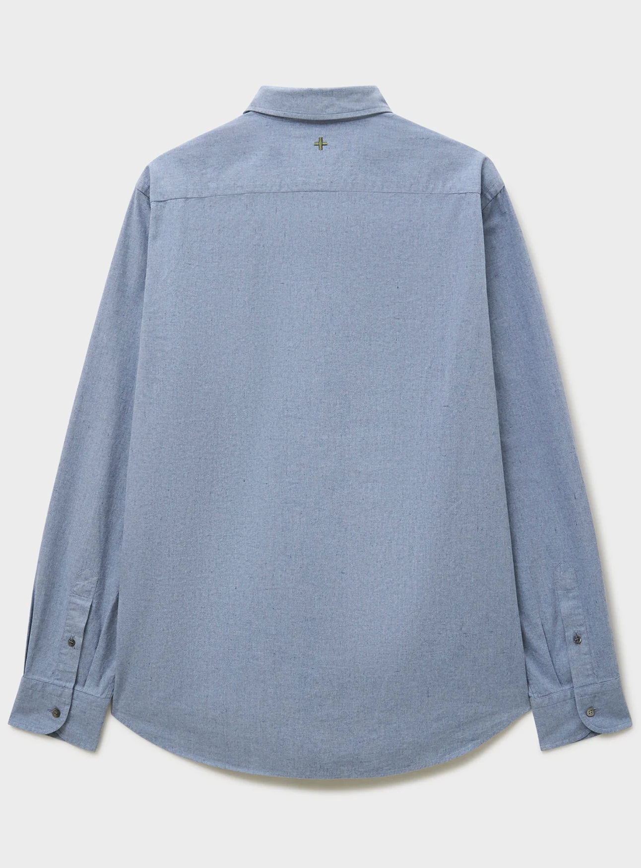 Recycled Denim Indigo Cut Away Shirt - Image 4