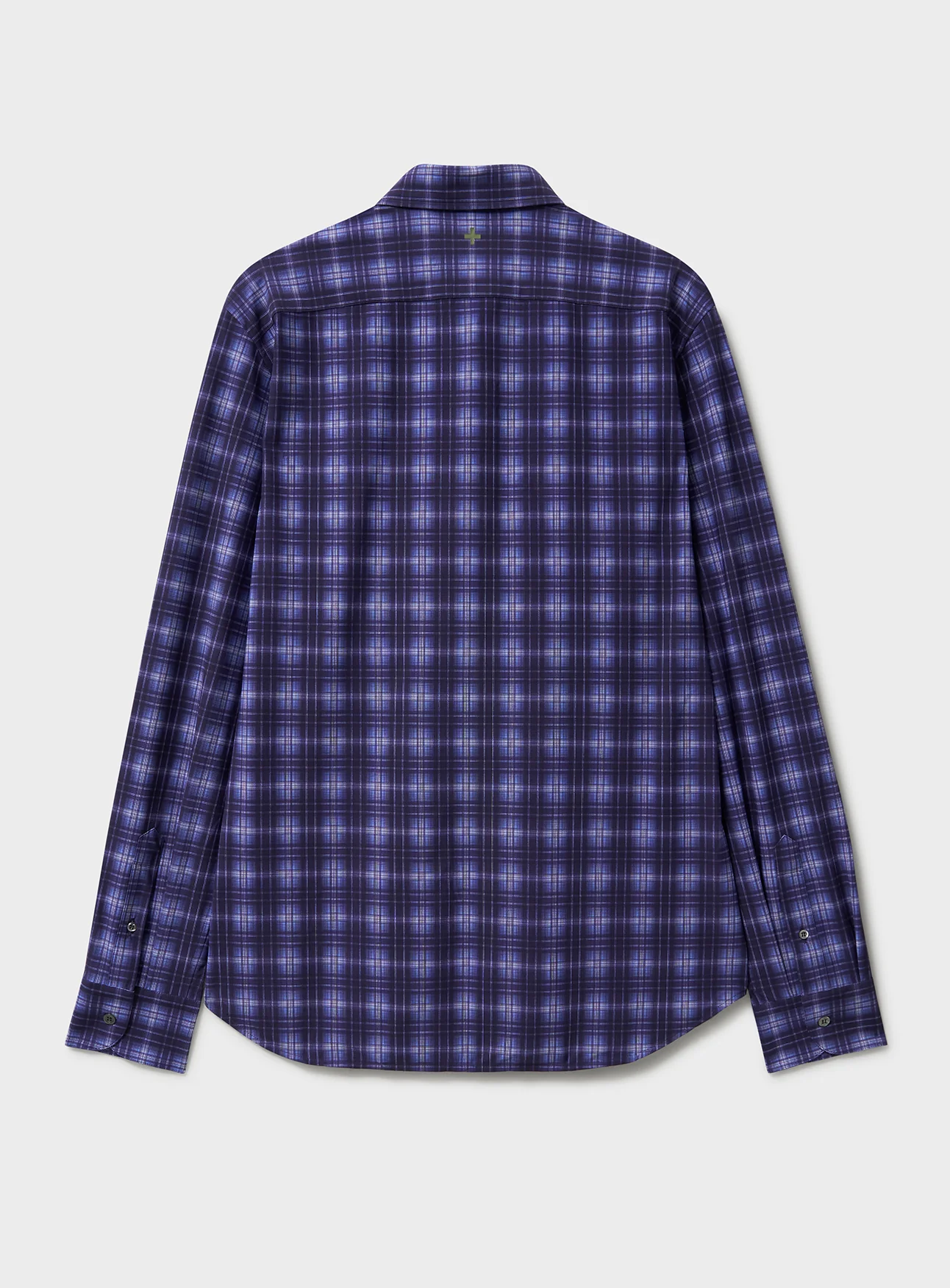 Recycled Italian Cernobbio Blue Cut Away Comfort Shirt - Image 4