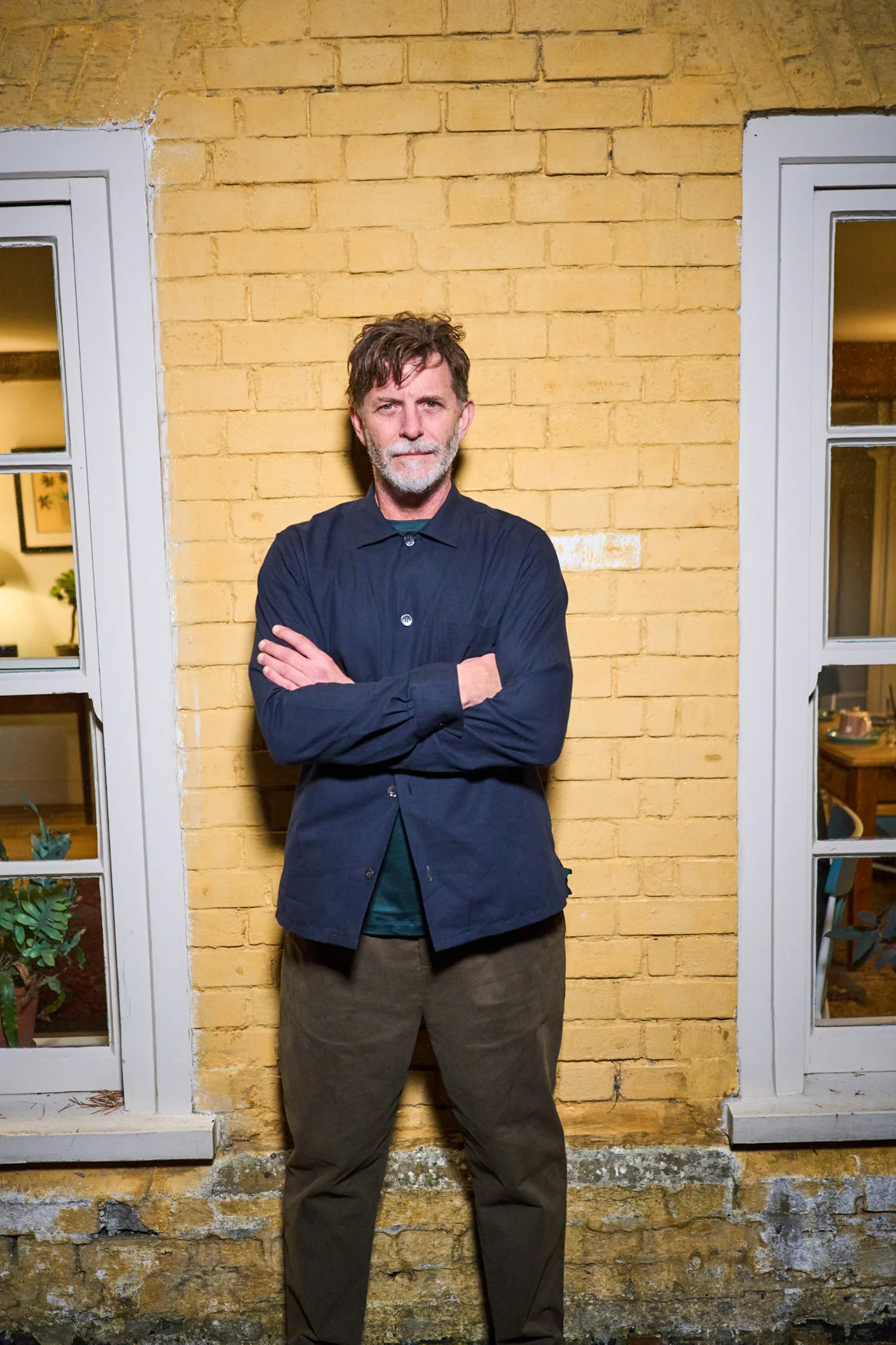 Recycled Italian Flannel Black Spitafields Overshirt - Image 5
