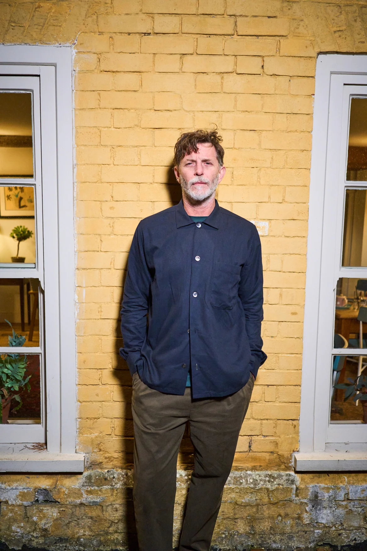 Recycled Italian Flannel Black Spitafields Overshirt - Image 8