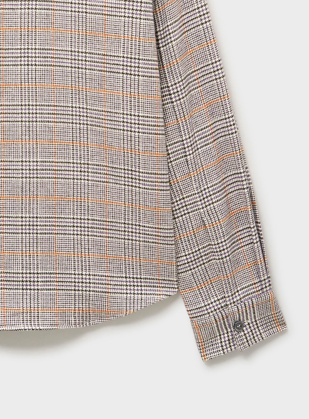 Recycled Italian Flannel Cornwall Check Double Pocket Overshirt - Image 4