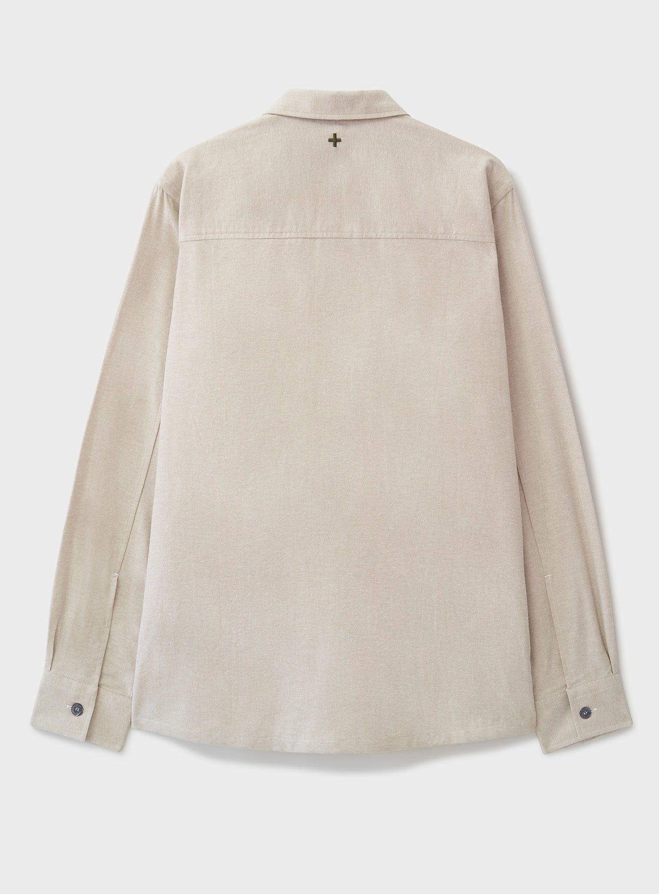Recycled Italian Flannel Oatmeal Piccadilly - Image 4