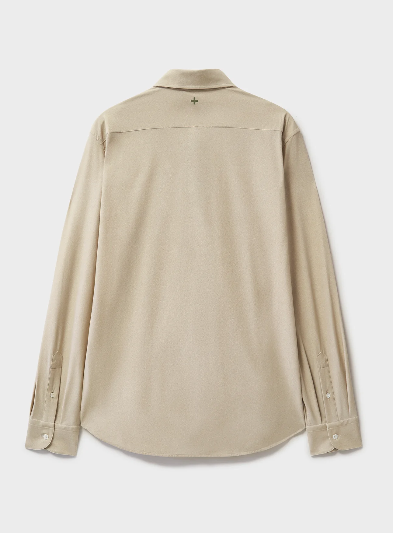 Recycled Italian Oatmeal Cut Away Comfort Shirt - Image 5
