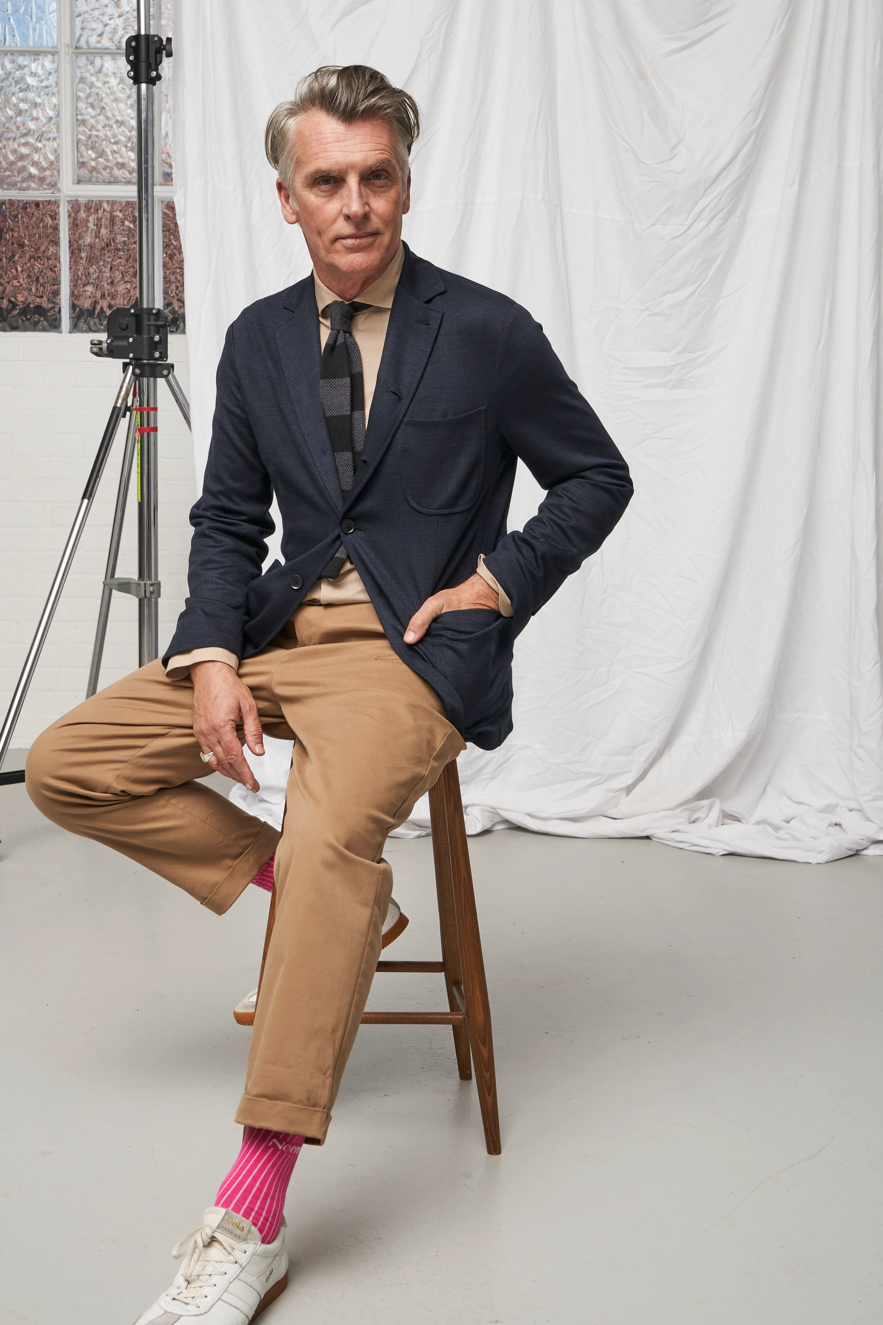 Recycled Italian Oatmeal Cut Away Comfort Shirt - Image 6