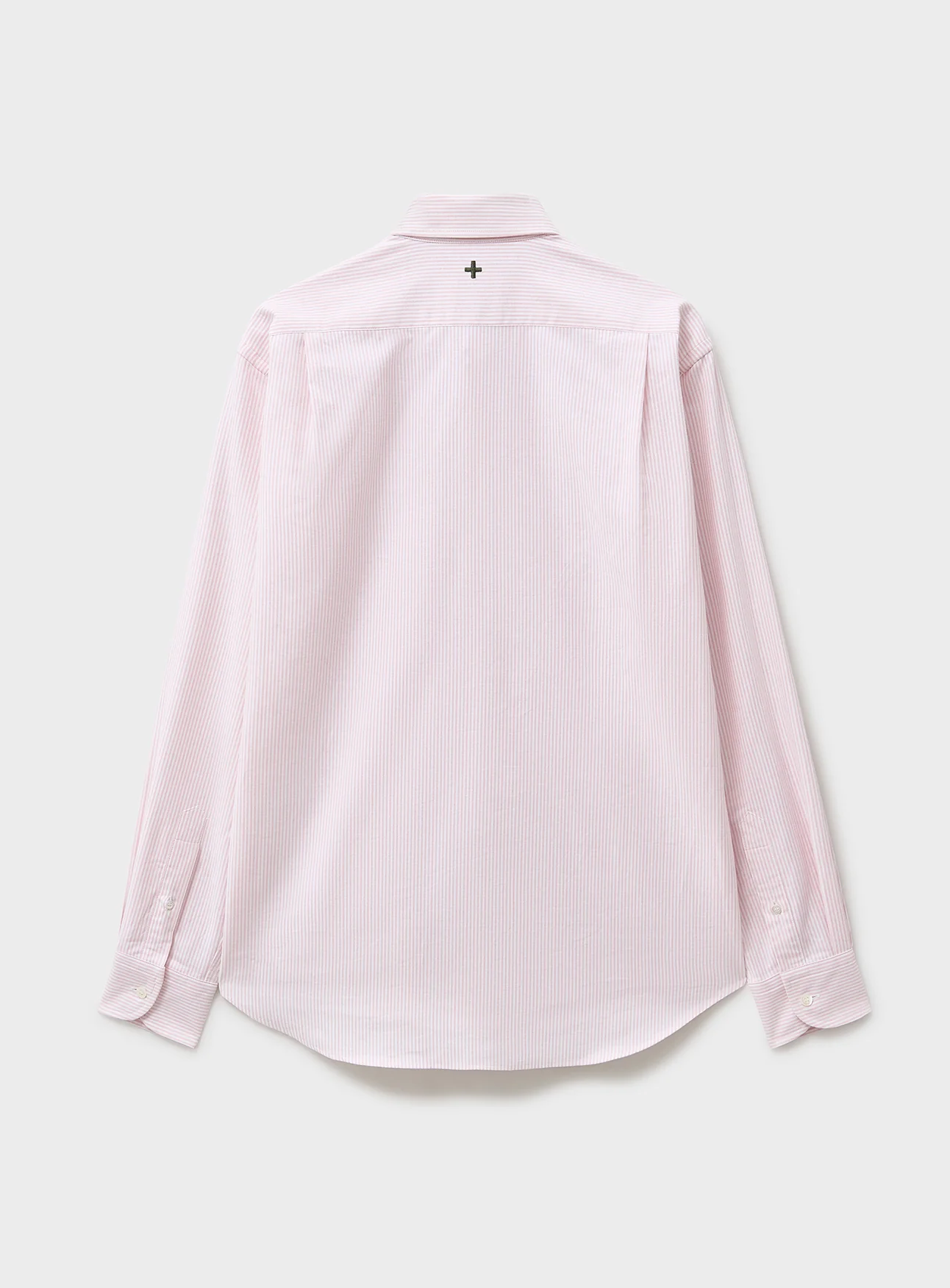 Recycled Italian Oxford Cloth Pink Button Down Shirt - Image 5