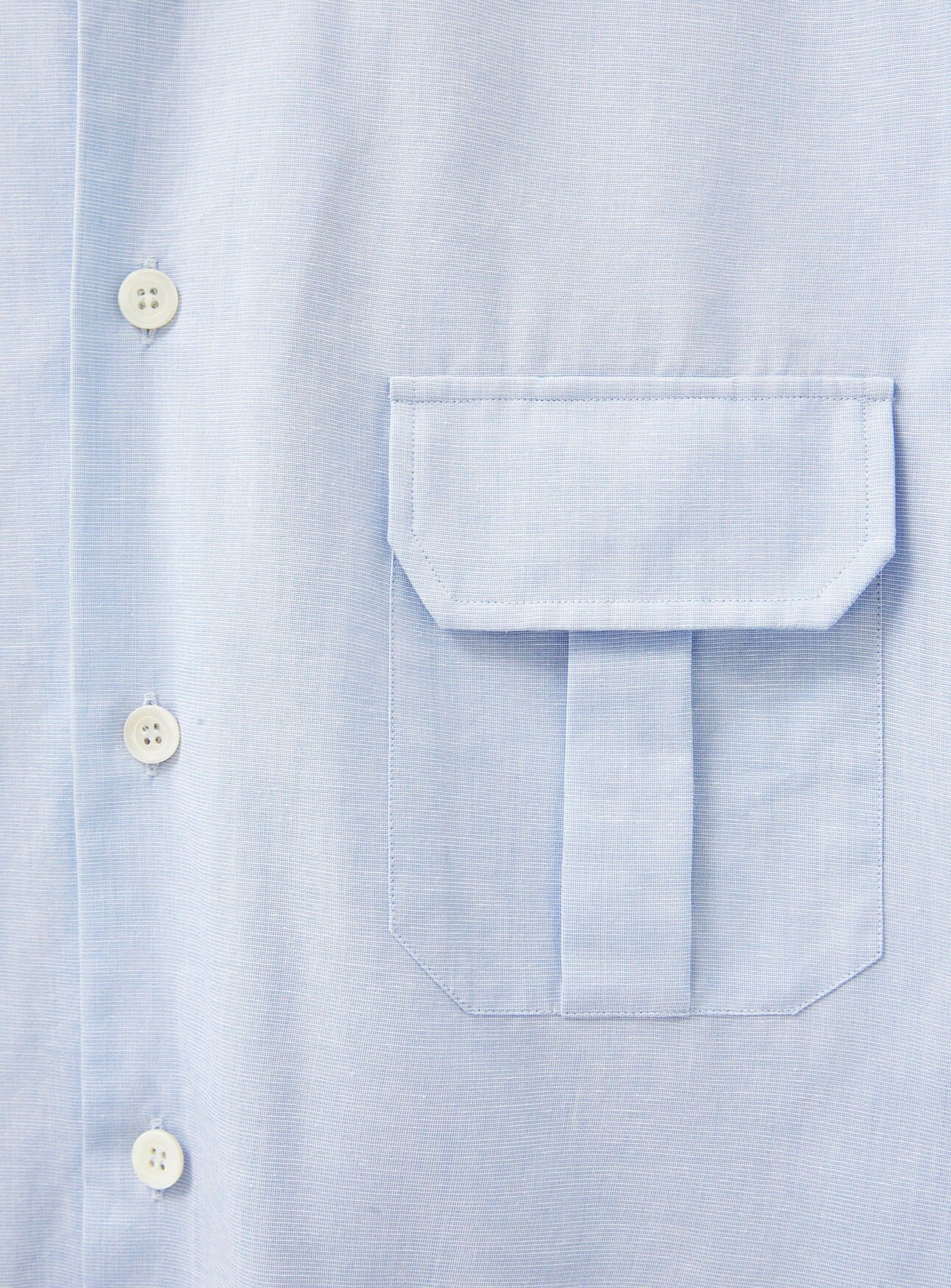 Recycled Italian Sky Fil-a-Fil Overshirt - Image 3