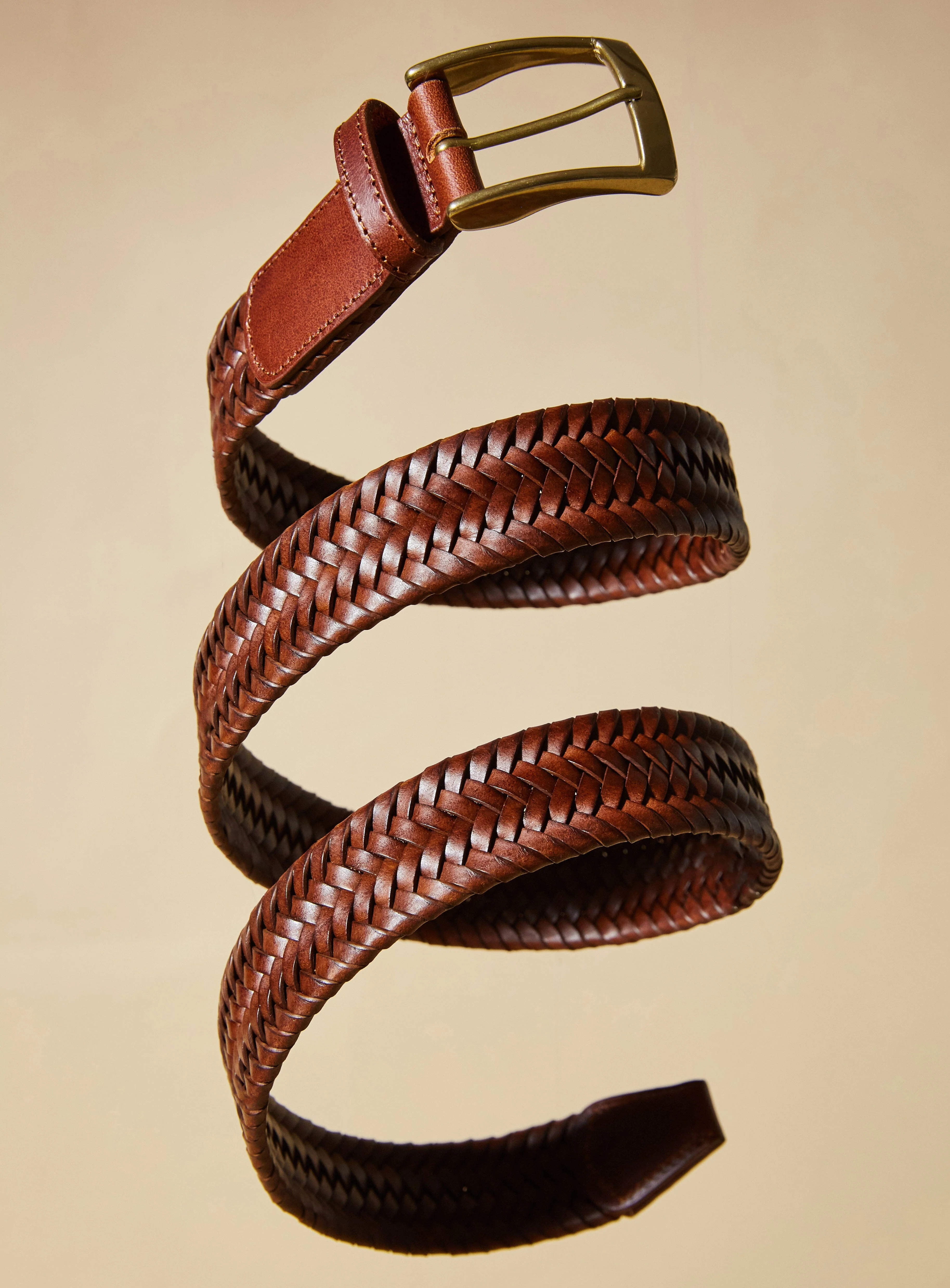 Recycled Leather Hazel Braided Belt - Image 2