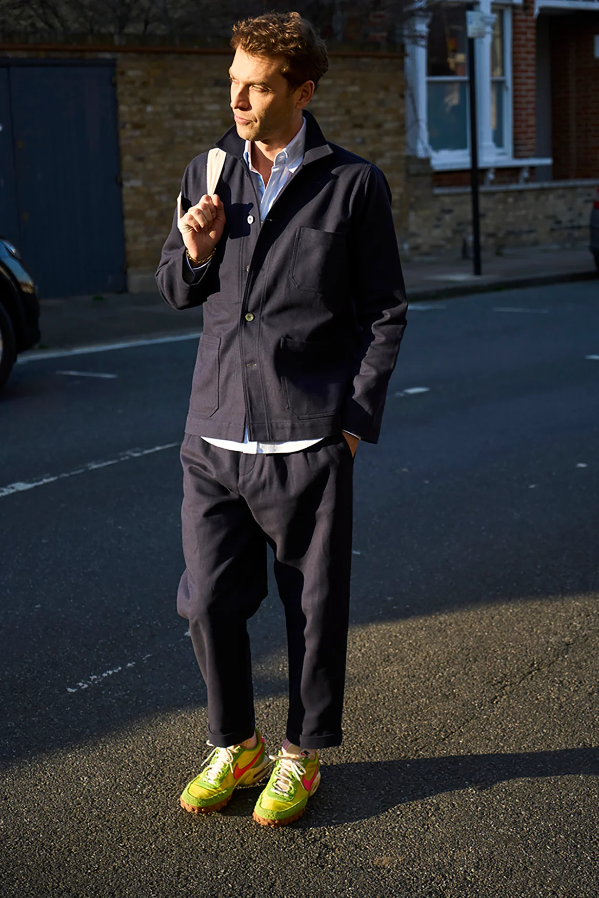 Recycled Twill Navy Chancery Cotton Suit - Image 6