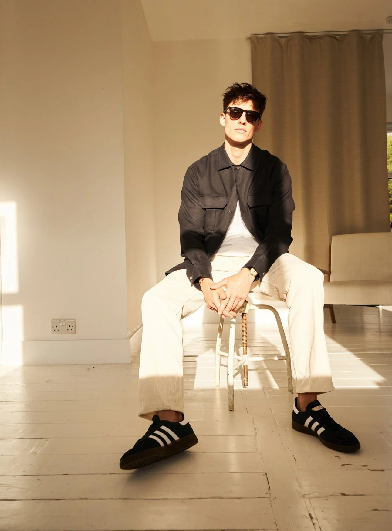 Regenerative Cotton Flannel Black Overshirt - Image 6