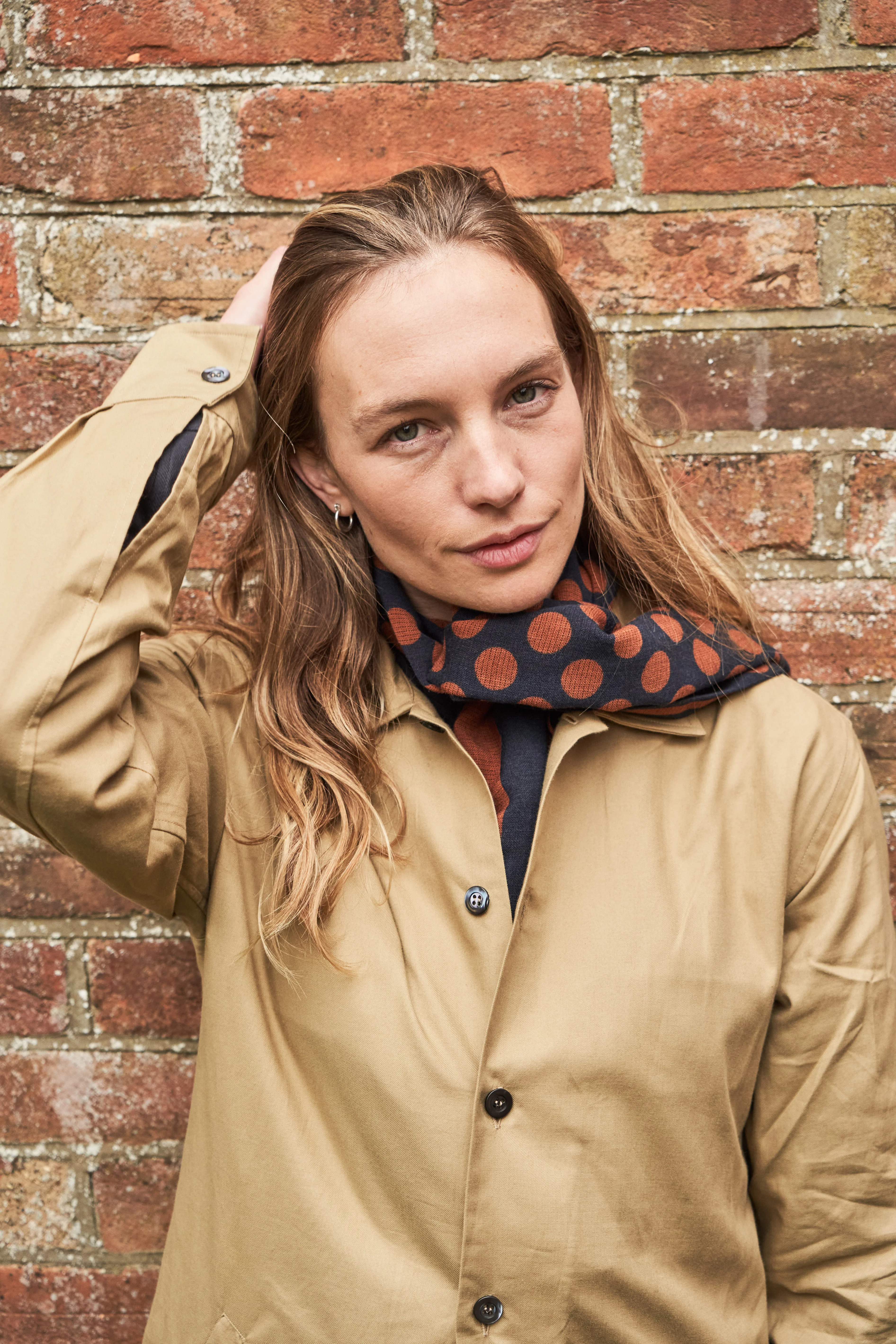 Regenerative Cotton Twill Khaki St James Overshirt - Image 8