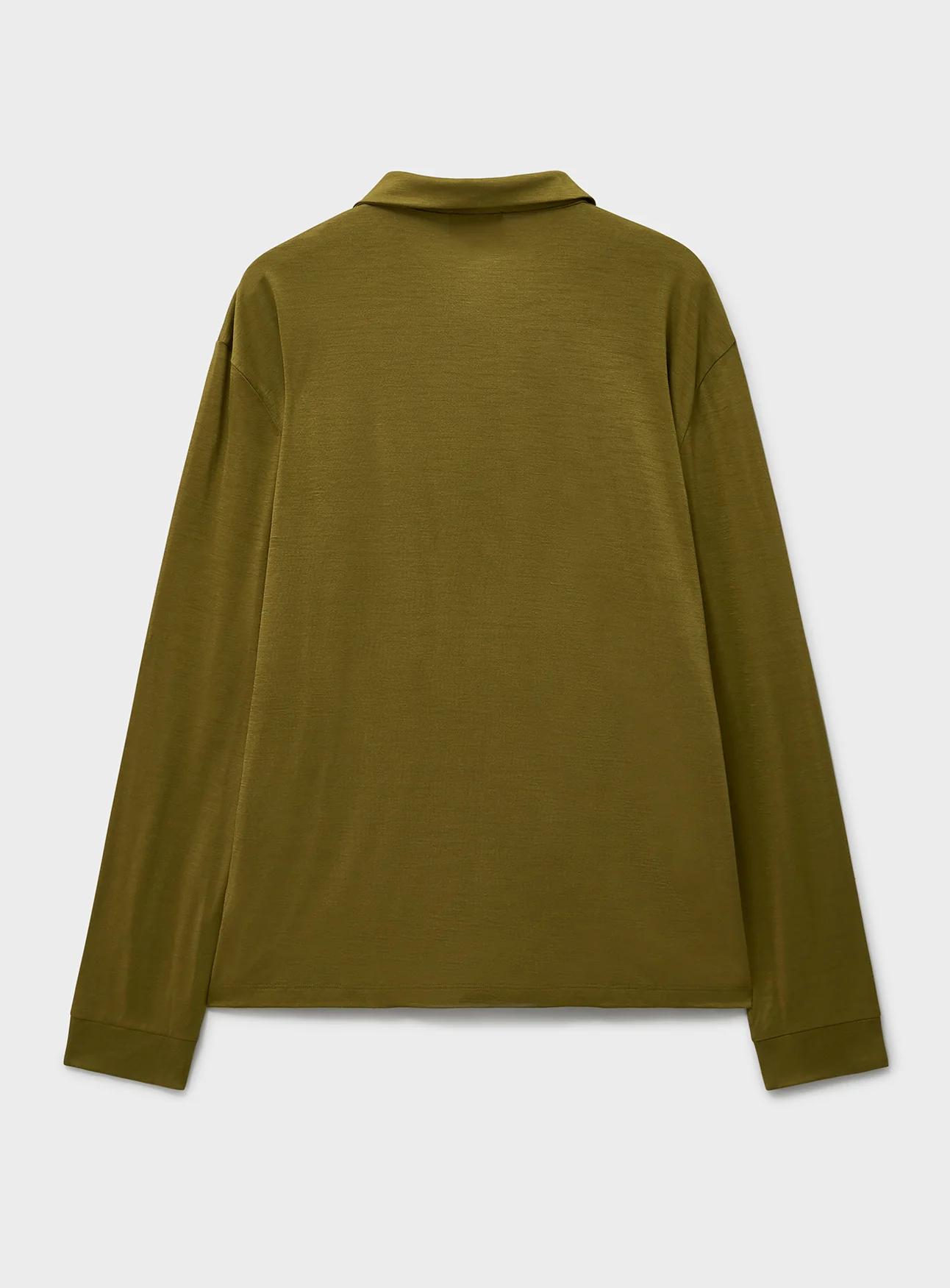 ZQ Merino Wool Jersey Antique Gold Jersey Cardigan - Image 3