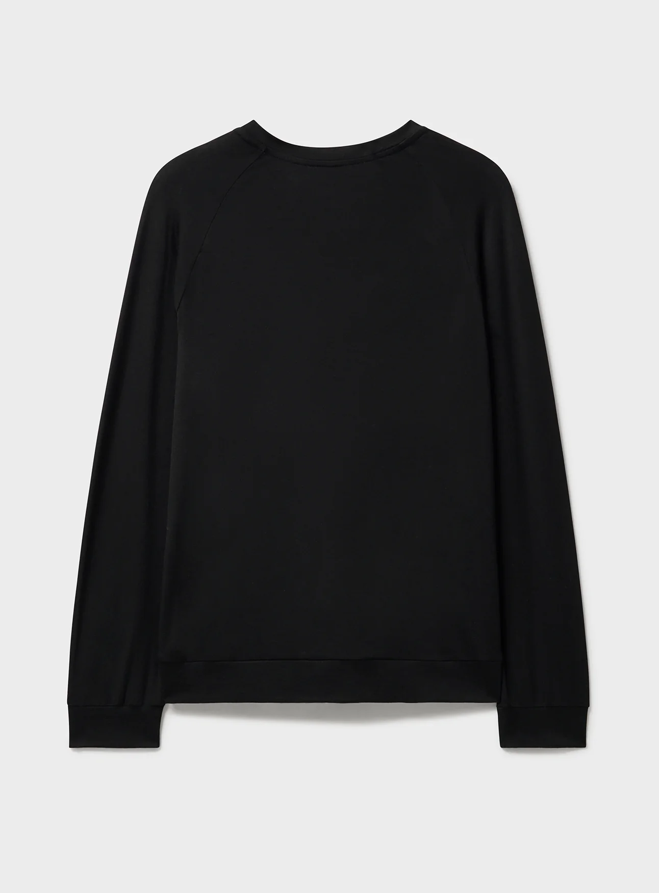 ZQ Merino Super 120s Wool Jersey Black Crew neck - Image 4