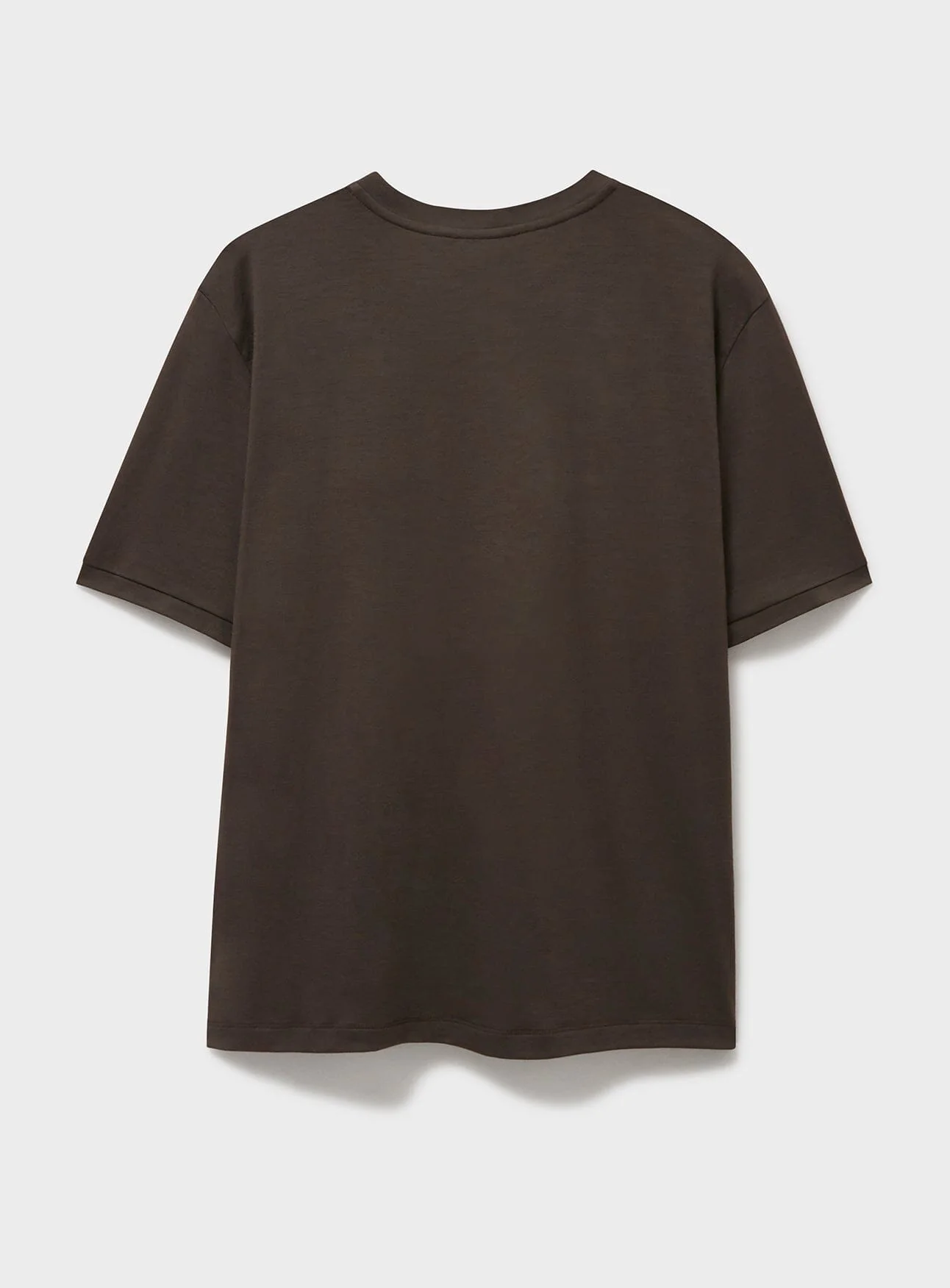 ZQ Merino Wool Chocolate Super 120s Stretch T-Shirt - Image 3