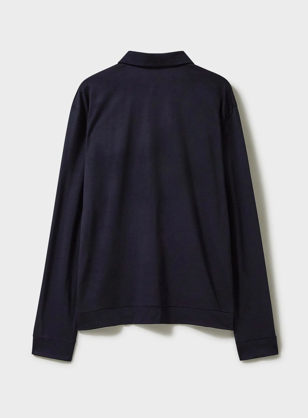 ZQ Merino Super 120s Wool Navy Jersey Shirt - Image 5