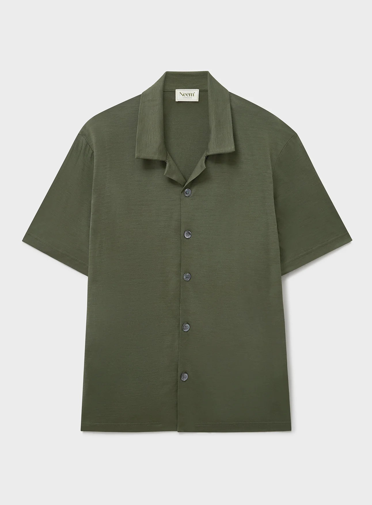 ZQ Merino Wool Jersey Short Sleeve Olive Shirt