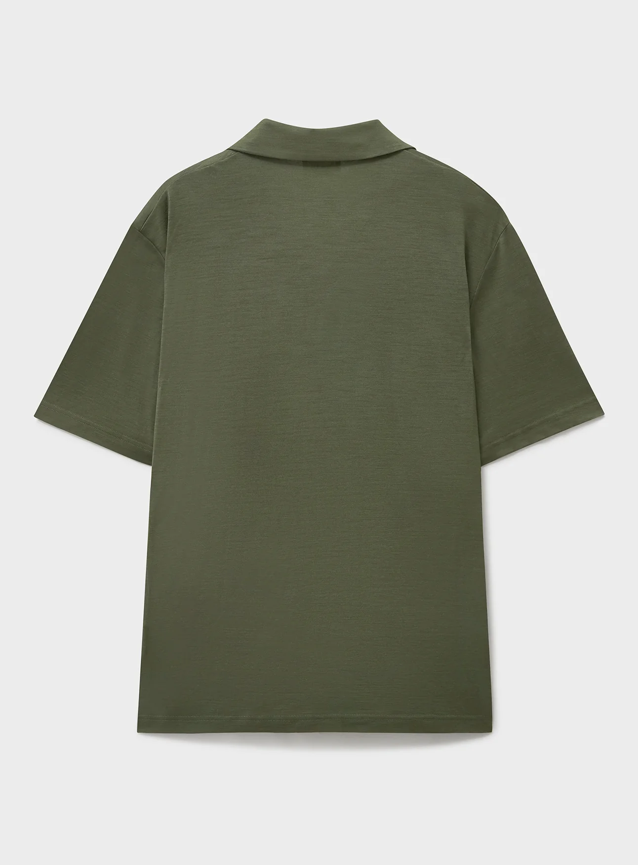 ZQ Merino Wool Jersey Short Sleeve Olive Shirt - Image 5